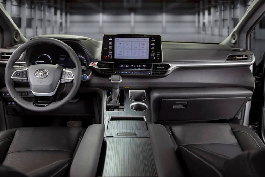 Interior REL do 2023º aniversário do Toyota Sienna 25
