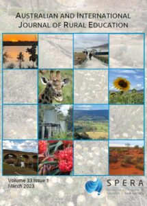 [AIJRE] إشعار جديد من المجلة الأسترالية والدولية للتعليم الريفي