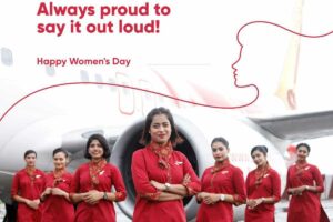 에어 인디아 그룹은 90개 이상의 모든 여성 승무원 항공편을 운영합니다.