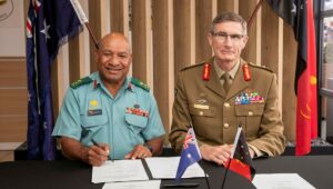 Australia untuk membantu pengiriman PAC 750XL ke PNG