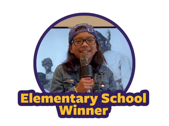 Elementary School Winner: Isabella Vasquez from Santa Rosa City Schools in CA