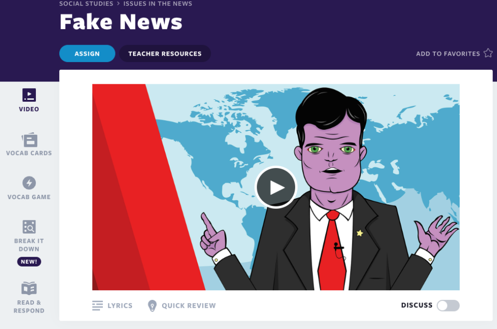 วิดีโอการรู้เท่าทันสื่อของพลเมืองยุคดิจิทัลเกี่ยวกับ Fake News