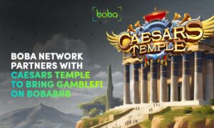 Caesar's Temple x Boba Network: un'esperienza di gioco GambleFi in arrivo su Boba-BNB