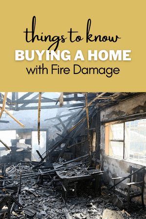 Dingen om te weten bij het kopen van een huis met brandschade