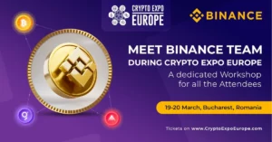 A Crypto Expo Europe workshopot tart a Binance – a világ vezető blokklánc- és kriptovaluta infrastruktúra szolgáltatója – által