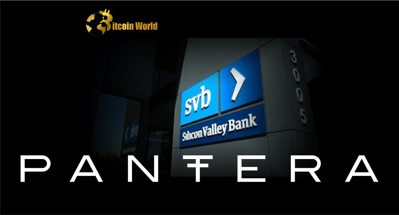Podjetje Crypto VC Pantera je uporabilo banko Silicon Valley kot skrbnika