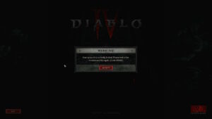Diablo 4 Beta: Kako popraviti kodo napake 395002