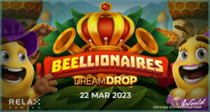 Relax Gaming의 새 릴리스: Beellionaires Dream Drop에서 벌 서식지를 도와주세요.