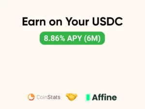 Tích hợp với Affine: Kiếm 8.86% APY trên USDC của bạn