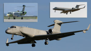 تقترب إيطاليا بخطوة واحدة من تحويل طائرتين "أخضران" من طراز G-550s إلى تكوين استدعاء البوصلة EC-37B