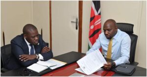 Johnson Sakaja e Kipchumba Murkomen concordano sull'uscita dell'autostrada dal CBD di Nairobi