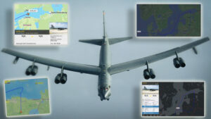Jetons un coup d'œil à la mission du B-52 au-dessus des pays baltes et à proximité de la Russie hier