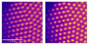 Maschinelles Lernen schärft Bilder von Rastertransmissionselektronenmikroskopen