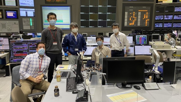 Team at the Large Helical Device control room