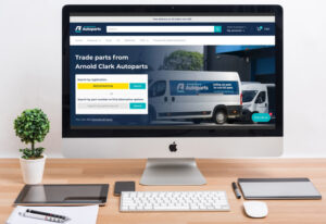 Inizia il lancio del sito Web di parti commerciali di Arnold Clark Autoparts per le officine