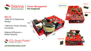 Silanna lança seu primeiro design de referência de carregador rápido multiportas de 100 W