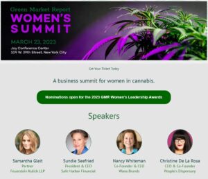 Can't Miss Cannabis Show i NYC? - GMR Women's Summit