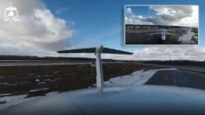 วิดีโอของโดรนลงจอดบนโดมเรดาร์ของ A-50 ของแกนนำรัสเซียในเบลารุส
