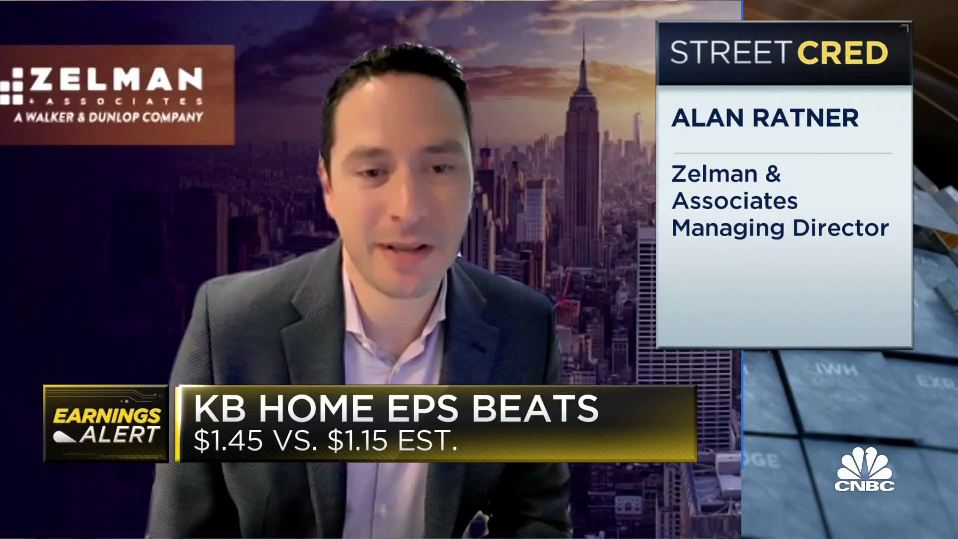 Alan Ratner của Zelman & Associates cho biết chúng tôi chắc chắn thấy các dấu hiệu ổn định trong thị trường nhà ở