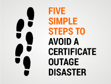 Webinar: 5 pași simpli pentru a evita o dezastru de întrerupere a certificatelor