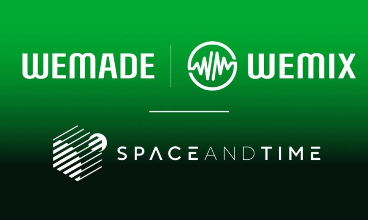 Wemade objavlja partnerstvo s podjetjem Space and Time za zagotavljanje storitev veriženja blokov in iger