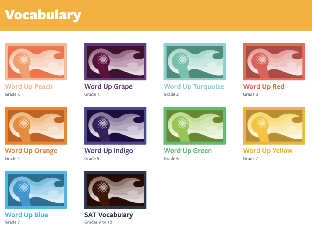 Lecții de vocabular Flocabulary Word Up