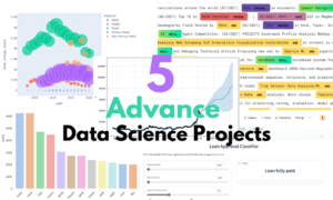 5 projets avancés pour le portefeuille de science des données