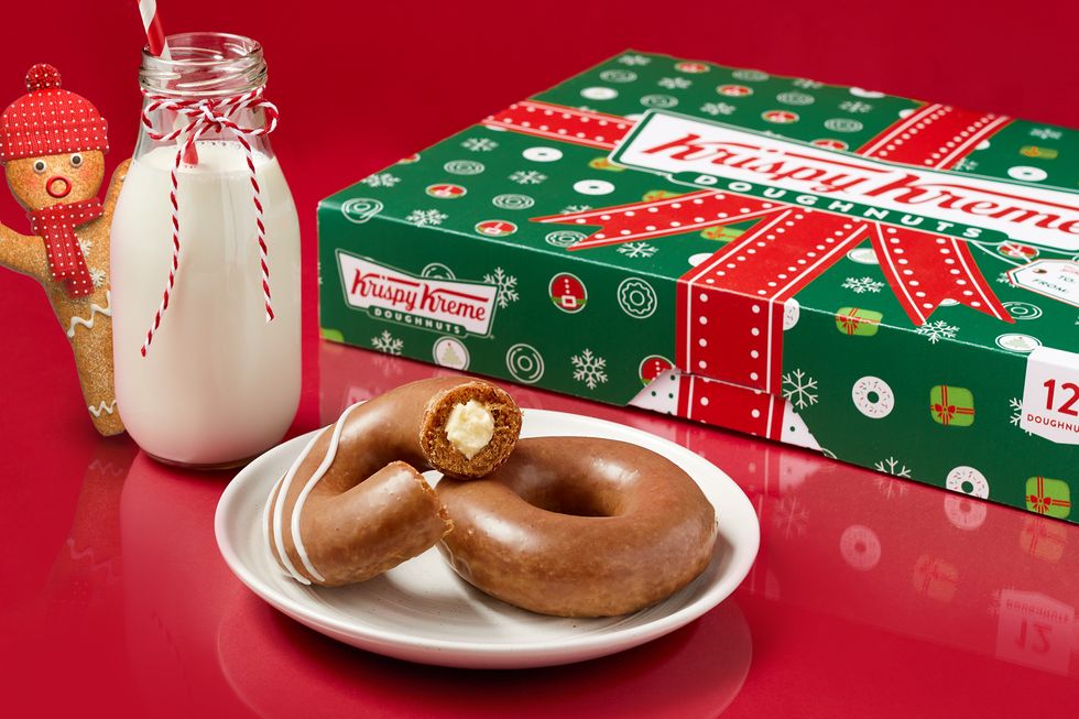 Krispy Kreme's Gingerbread Glazed Donut