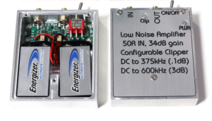 A low frequency, low noise amplifier board