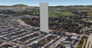 A proposed 50-story skyscraper in this San Francisco neighborhood would stick out