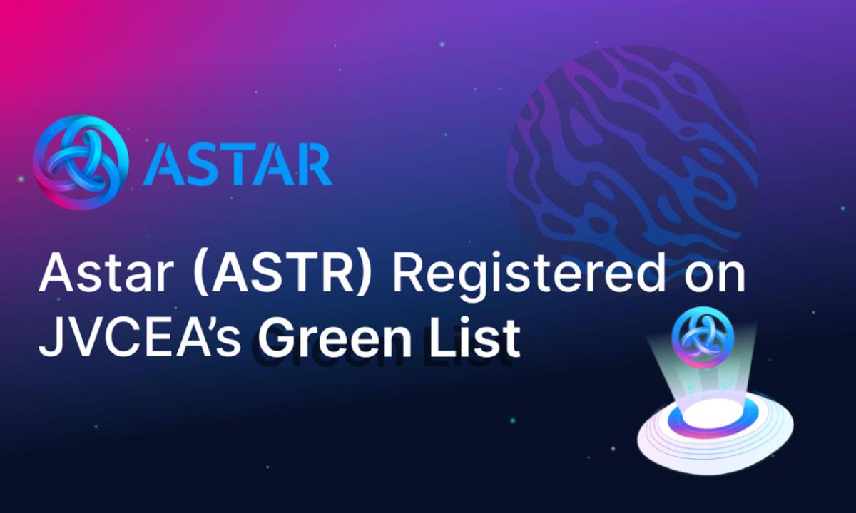 Astar NetworkのASTRトークンがHuobi Japanへの上場後、JVCEAの「グリーンリスト」に登録