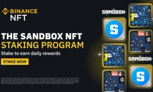 币安 NFT 推出沙盒 NFT 质押计划以吸引沙盒 (SAND) 社区