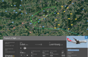 Cargolux 보잉 747 룩셈부르크 공항 착륙 중 파손