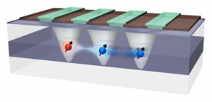 Conectando qubits de silício distantes para ampliar computadores quânticos