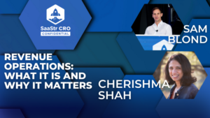 CRO Confidential: Why Your Startup Needs A Rev Ops Leader With Cherishma Shah, Senior VP Of GTM Strategy, Operations, and Enablement at Guild Education (Pod 648 + Video)