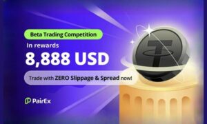 Intercambio perpetuo descentralizado PairEx anuncia competencia comercial beta con tokens ARB y PEX de hasta 8,888 USD