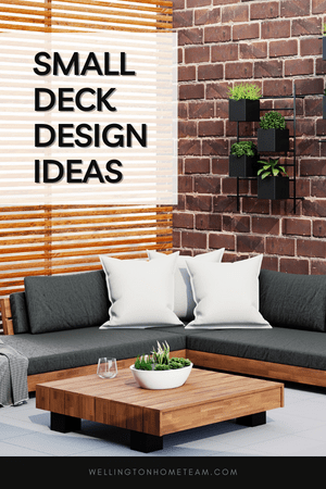 Designideen für kleine Decks