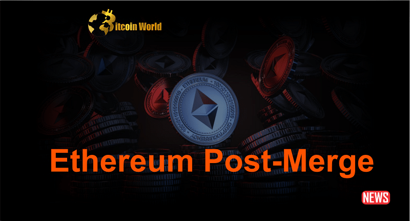 Posterior a la fusión de Ethereum: más de 100 XNUMX monedas eliminadas del suministro de ETH