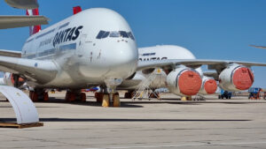 Ексклюзив: другий Qantas A380 зламався в пустельному сховищі