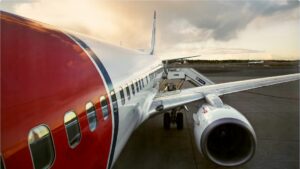 Taistelu, jossa oli viisitoista matkustajaa norjalaisessa Boeing 737 -koneessa Oslosta Alicanteen