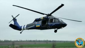 Primeiro (e único) Black Hawk ucraniano visto em ação