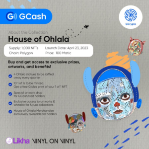 Η GCash λανσάρει τη νέα συλλογή NFT "House of Ohlala" με Likha, Vinyl on Vinyl