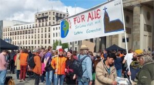 German climate activists disrupt traffic in central Berlin
