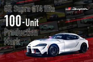 El GR Supra GT4 alcanza la marca de producción de 100 unidades