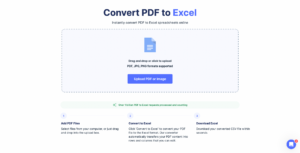 Come convertire file PDF in Excel senza software?
