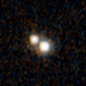Хаббл неожиданно обнаружил двойной квазар в далекой Вселенной