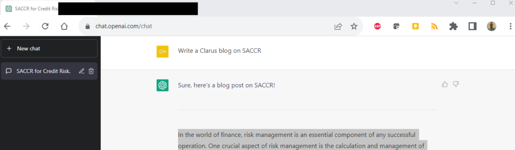 Le pedí a ChatGPT que escribiera un blog de Clarus. Esto es lo que pasó….