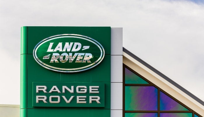 Land Rover Range Rover sign
