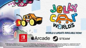 JellyCar Worlds opdatering tilføjer World 8