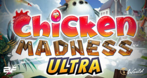 Junte-se à aventura futurista da fazenda na sequência dos jogos BF: Chicken Madness Ultra™